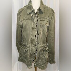 Marrakech Olive Green Utility Jacket